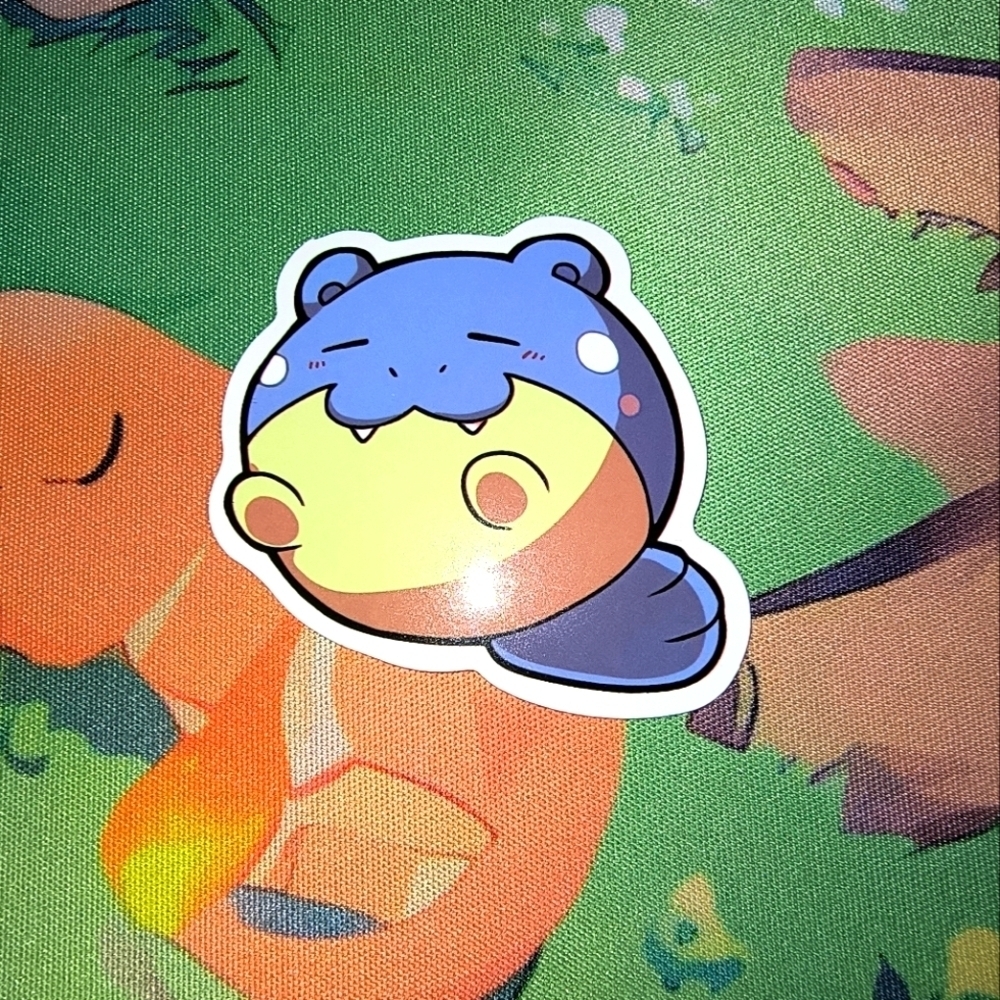 Cute Pokemon Sticker - Blue and Yellow